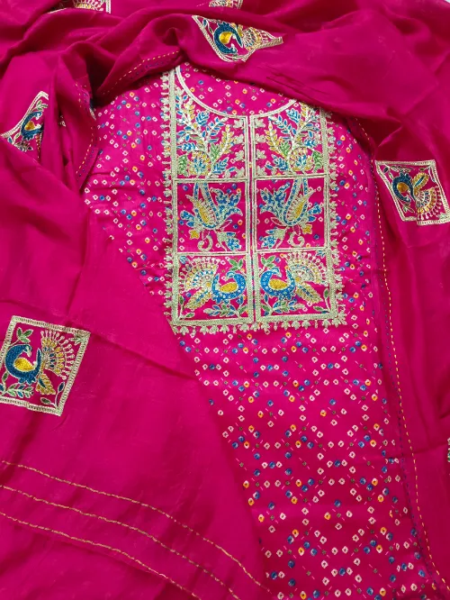 Bandhej Jam Pink - Image 2