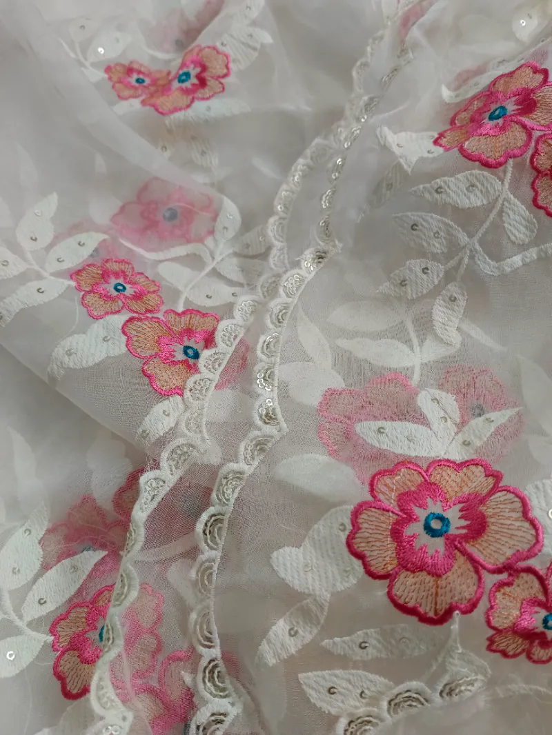 Floral Cotton Cream - Image 2