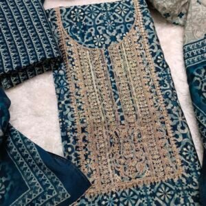 Muslin Peacock Green