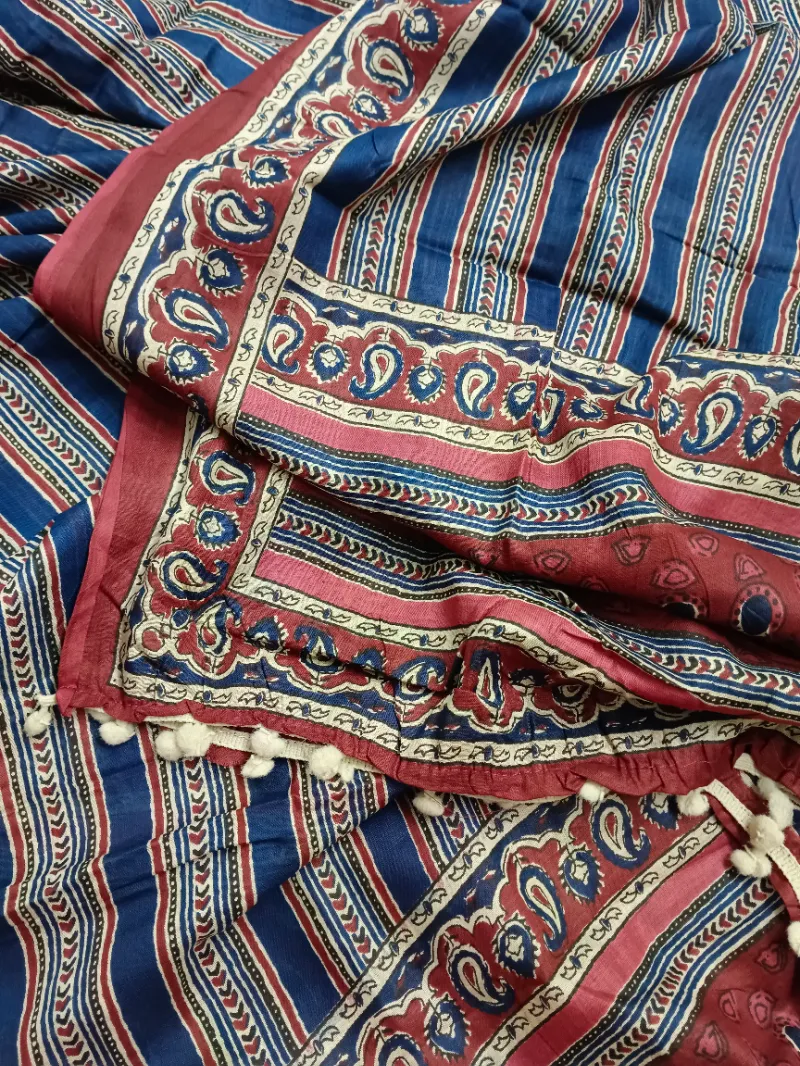 Siona Cotton Maroon Red - Image 2