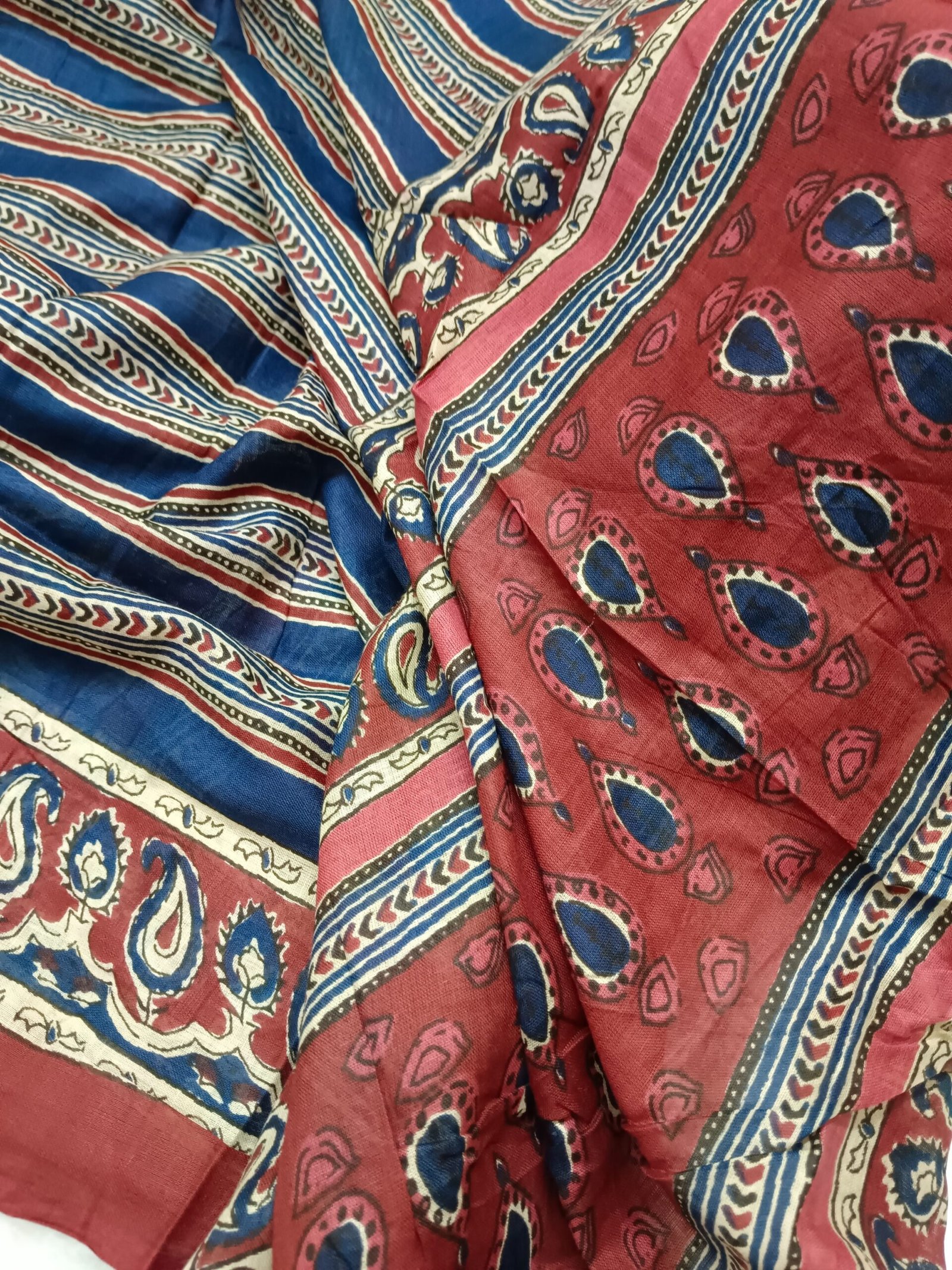 Siona Cotton Maroon Red - Image 4