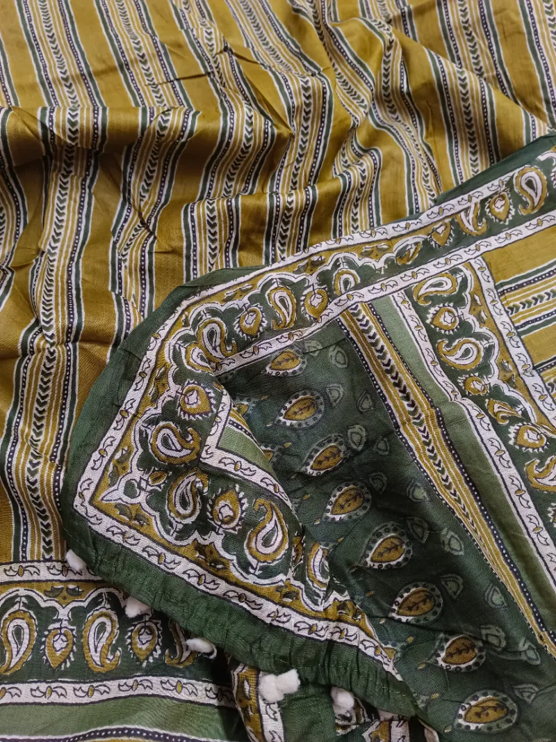 Siona Cotton Mehandi Green - Image 2